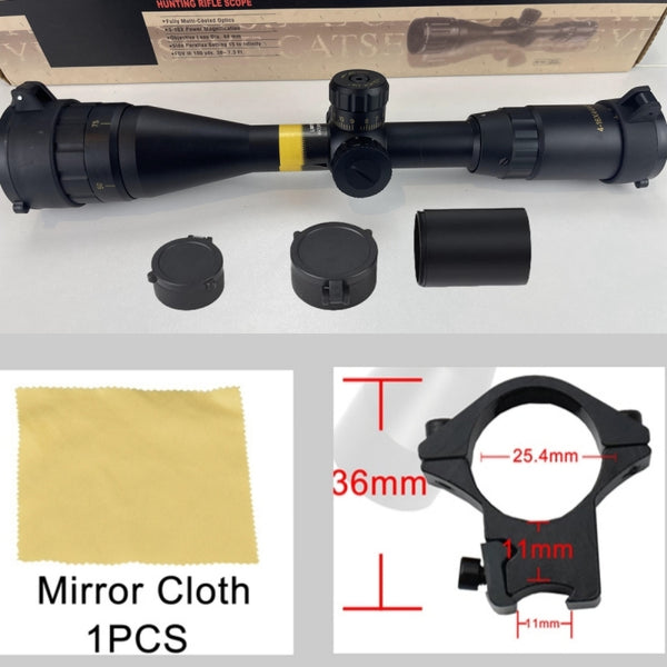 Tactical 4-16x44 Riflescope Hunting Scopes，Adjustable Optic Sight，Green Red Illuminated Rifle scope Hunting Scopes